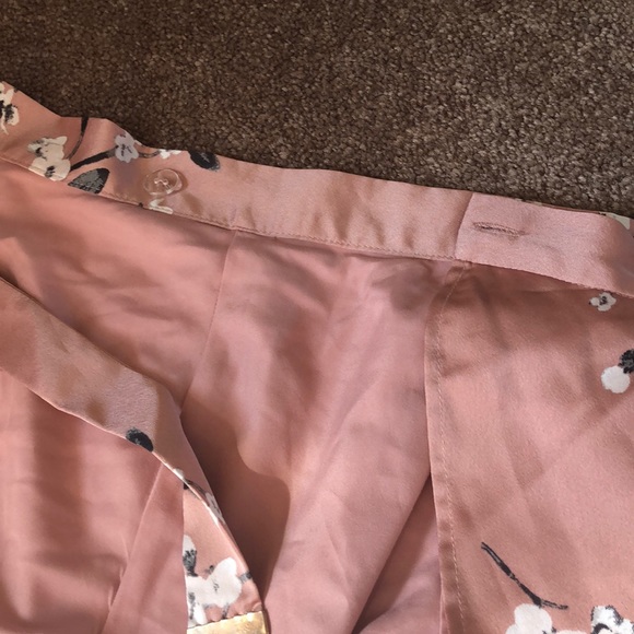 Pink floral skirt - wrap style - Picture 3 of 4